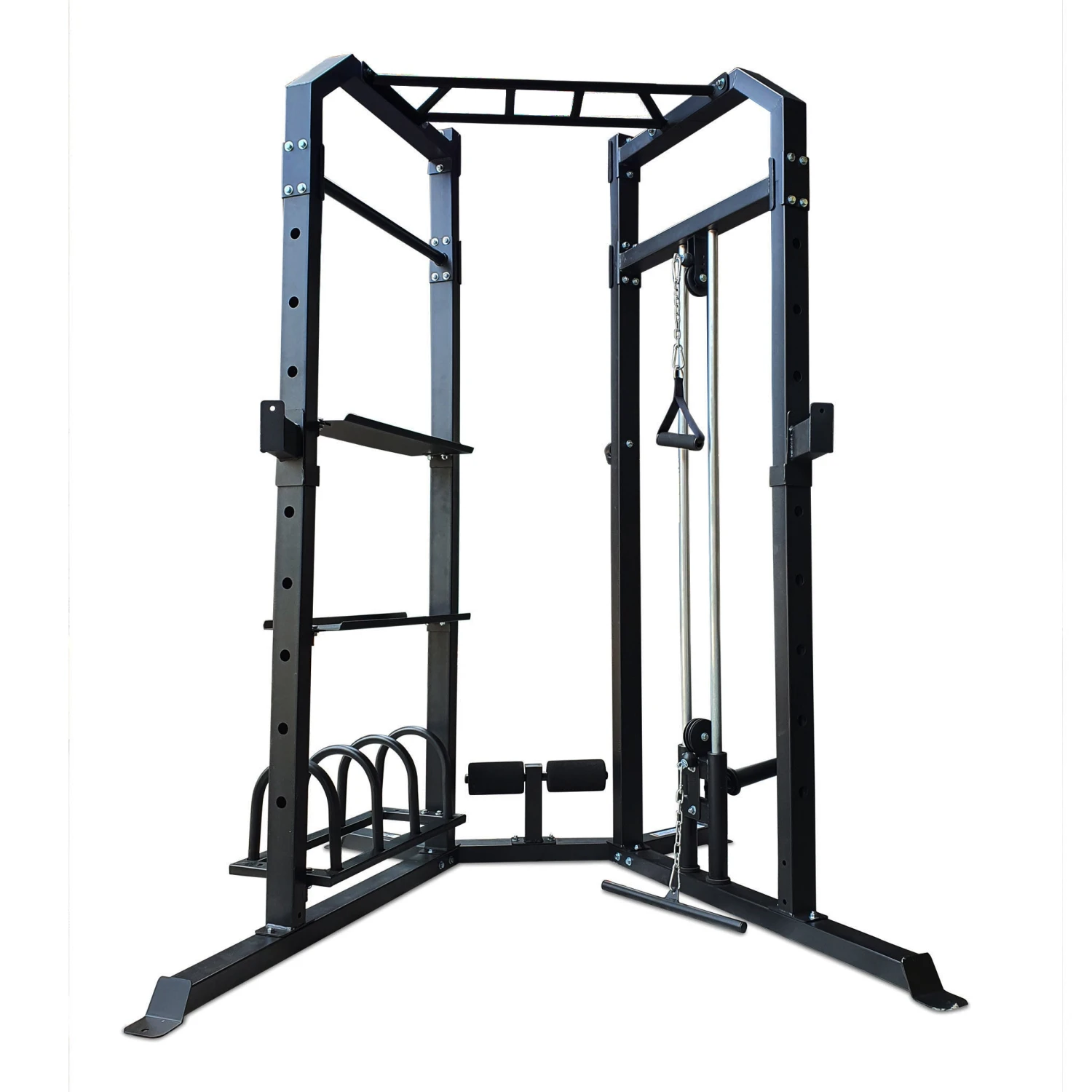 Body Iron Power Cage System MC350 Elite Set + 120kg Olympic Barbell & Bumper Plate Set 4 Body Iron Power Cage System MC350 Elite Set + 120kg Olympic Barbell & Bumper Plate Set - Image 2