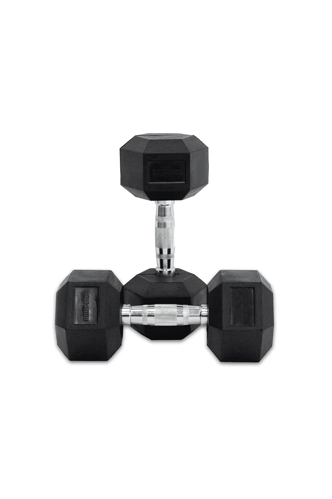 30kg Body Iron Commercial Rubber Hex Dumbbell Pair 3 30kg Body Iron Commercial Rubber Hex Dumbbell Pair