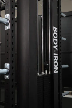 Body Iron Commercial Power Rack PR9500 Combo Set -HARBINGER Shop 14 BodyIronPR9000