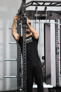 Body Iron Commercial Power Rack PR9500 -HARBINGER Shop 17 BodyIronPR9000 1