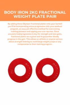 Body Iron 2kg Fractional Weight Plate Pair -HARBINGER Shop 1 3bfa8c51 4081 4849 b2bd bdc74da89df8