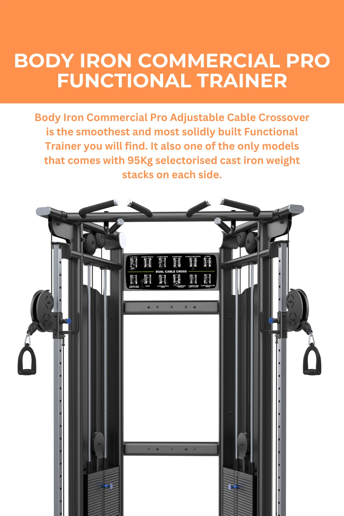 Body Iron Commercial Pro Functional Trainer 4 Body Iron Commercial Pro Functional Trainer - Image 2