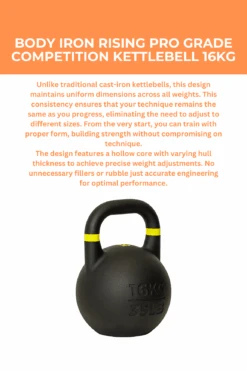 Body Iron Rising Pro Grade Competition Kettlebell 16kg -HARBINGER Shop 1 ac635297 99bc 4a5f a4c3 581aa95fae63
