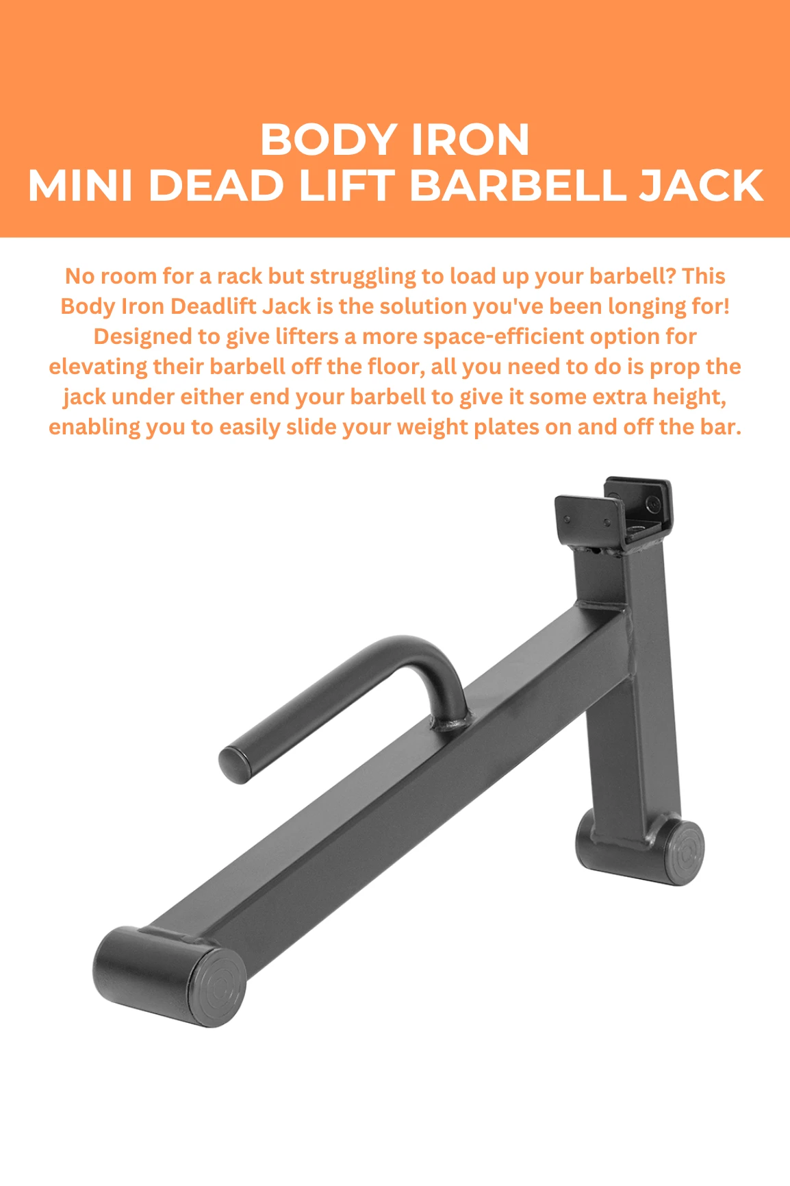 Body Iron Mini Dead Lift Barbell Jack 4 Body Iron Mini Dead Lift Barbell Jack - Image 2