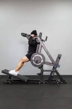 Body Iron Front Squat & Hack Squat Machine Commercial V2 -HARBINGER Shop 2 BodyIronFrontSquat HackSquatMachine