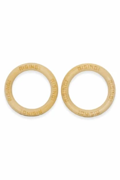 Body Iron Rising Pro Commercial Wooden Gym Rings -HARBINGER Shop 2.BodyIronRisingProCommercialWoodenGymRings