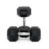 20kg Body Iron Commercial Rubber Hex Dumbbell Pair -HARBINGER Shop 20kgBodyIronCommercialRubberHexDumbbellPairUPdated