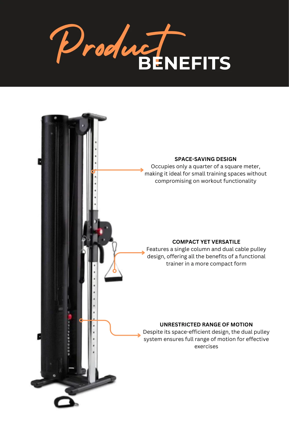 Bodycraft Adjustable Dual Pulley Station LCPSG 5 Bodycraft Adjustable Dual Pulley Station LCPSG - Image 3
