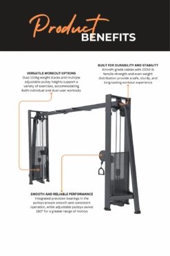 Body Iron Commercial Pro Adjustable Cable Crossover -HARBINGER Shop 2 38ffc4b3 dc3d 41e7 960d f99f1139d236