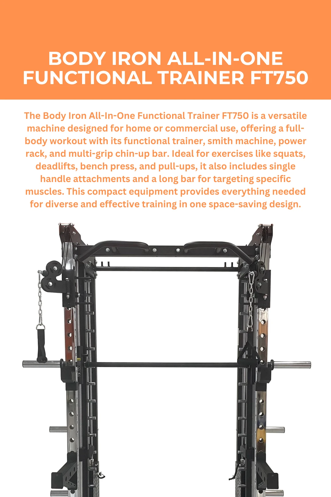 Body Iron All-In-One Functional Trainer FT750 3 Body Iron All-In-One Functional Trainer FT750 - Image 2