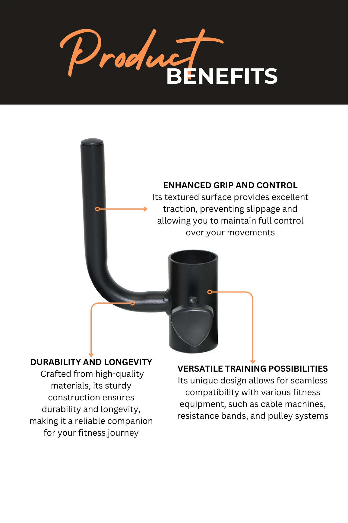 Body Iron Single Grappler Handle 6 Body Iron Single Grappler Handle - Image 4