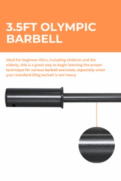 3.5ft Olympic Barbell -HARBINGER Shop 3 235ec54e 7e6b 41d5 996b a8474a0c1c0d