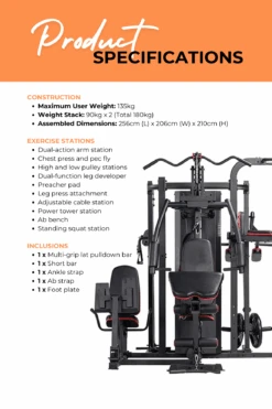 Body Iron BHG9000 Ultimate 5-Station Multi Home Gym Trainer 14 Body Iron BHG9000 Ultimate 5-Station Multi Home Gym Trainer -HARBINGER Shop 3 404c4b42 0a57 488e aecb d1f96e915040