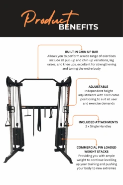 Body Iron Commercial Functional Trainer FTB90 -HARBINGER Shop 3 94999fb7 8811 45f2 83ff 93caeb297513