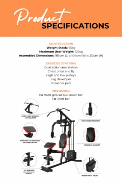 Body Iron Multi Station Home Gym BHG1000 -HARBINGER Shop 3 dd835f04 c096 4008 a7f7 ceb69edd3aa0
