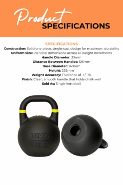 Body Iron Rising Pro Grade Competition Kettlebell 16kg -HARBINGER Shop 3 e1431bf6 405d 4960 b58f e91b7d954b10