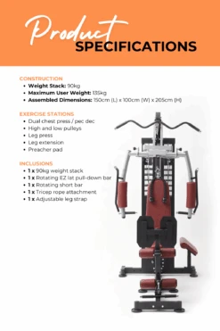 Body Iron Studio S250 Multi Station Home Gym With Leg Press -HARBINGER Shop 3 f69195b7 3ec7 4900 b673 854e34fc1943