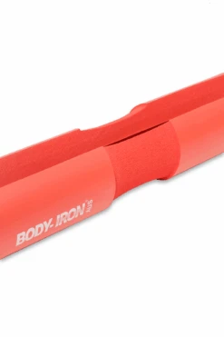Body Iron Barbell Pad / Hip Thruster Pad Red Foam -HARBINGER Shop 4.BodyIronBarbellPad HipThrusterPadRedFoam