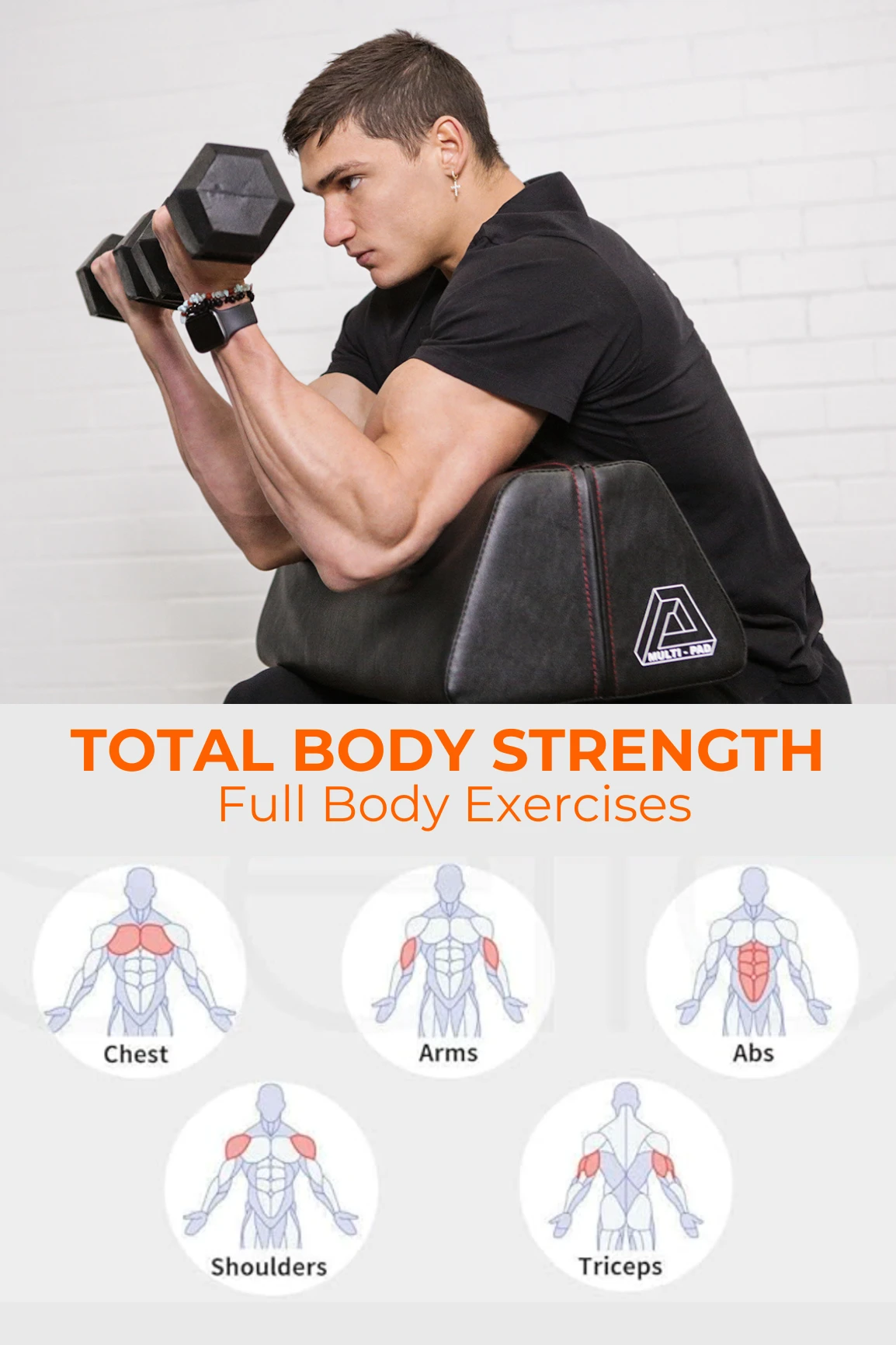 20kg Body Iron Commercial Rubber Hex Dumbbell Pair 6 20kg Body Iron Commercial Rubber Hex Dumbbell Pair - Image 4