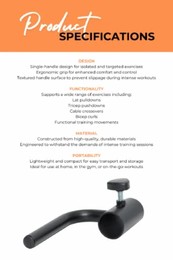 Body Iron Single Grappler Handle 11 Body Iron Single Grappler Handle -HARBINGER Shop 4 0927207d b198 4f2e a45b 87886ffd137e