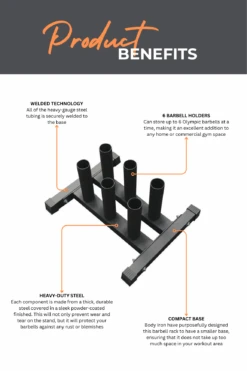 Body Iron Vertical Barbell Rack 14 Body Iron Vertical Barbell Rack -HARBINGER Shop 4 704ecda0 af20 48d5 ab10 5dfea1d26e2f