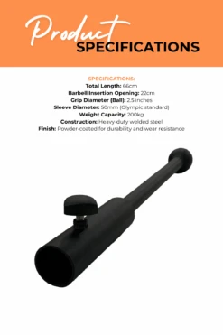 Body Iron Ball Club Grip Olympic Bar Attachment -HARBINGER Shop 4 91970560 8235 4c10 b575 46082502056e