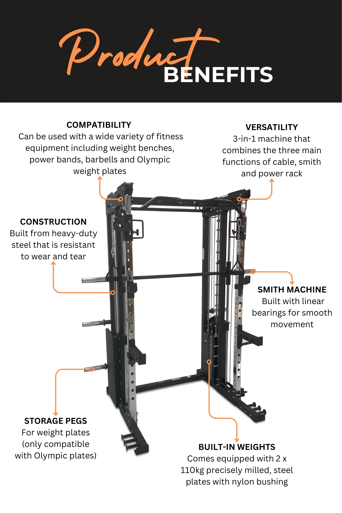Body Iron All-In-One Functional Trainer FT750 4 Body Iron All-In-One Functional Trainer FT750 - Image 3