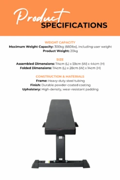 Body Iron Foldable Flat Bench -HARBINGER Shop 5 167d886b 937c 47fb 8980 a0dea7e7b1ca