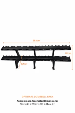 Body Iron 975kg Commercial Rubber Dumbbell Set With Optional Rack -HARBINGER Shop 6 214a8016 1cae 4809 90ea 39fddd98b0ca