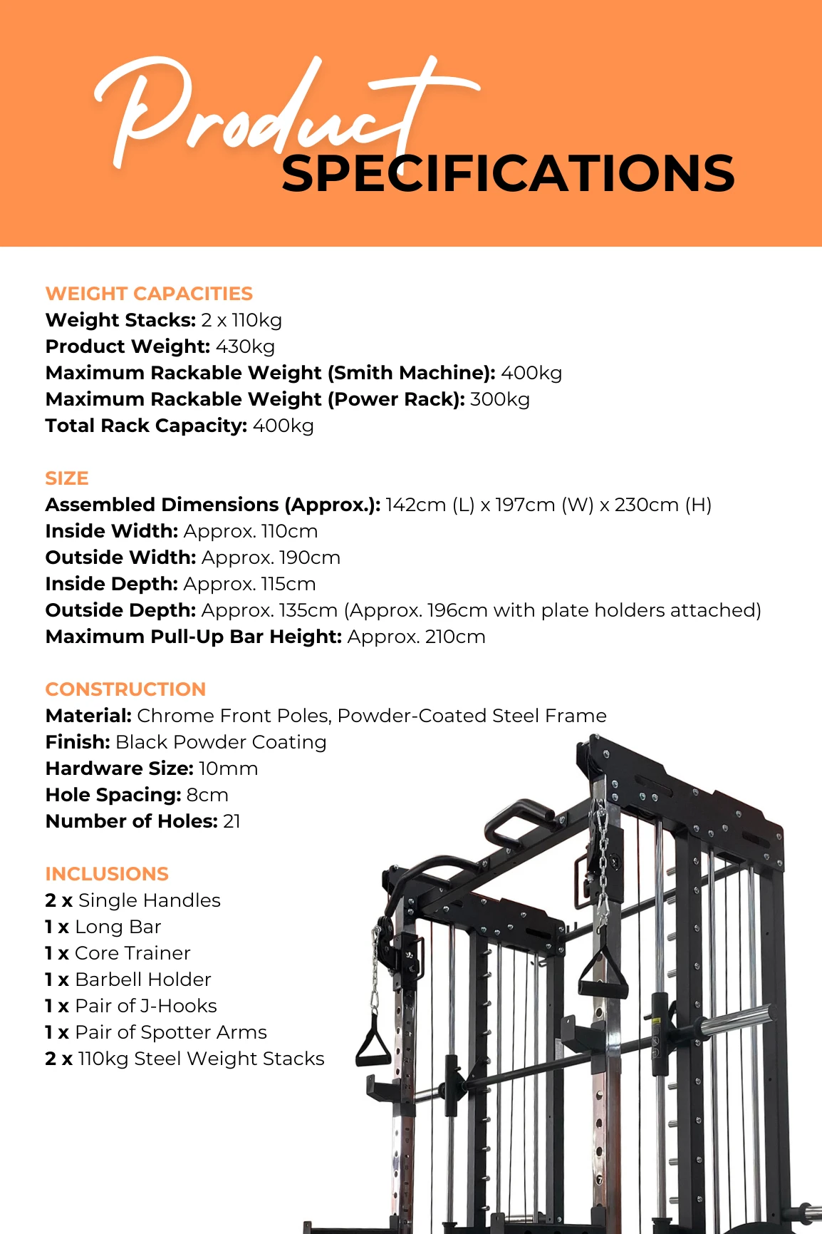 Body Iron All-In-One Functional Trainer FT750 5 Body Iron All-In-One Functional Trainer FT750 - Image 4