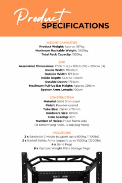 Body Iron Commercial Power Rack PR8000 25 Body Iron Commercial Power Rack PR8000 -HARBINGER Shop 6 95fd7c1d 7109 4658 871a 074322c4f081