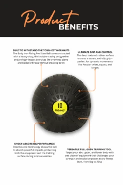 Body Iron Rising Pro Commercial Slam Ball 10kg 12 Body Iron Rising Pro Commercial Slam Ball 10kg -HARBINGER Shop 6 d3317e9b 683d 42ea 95a6 0ff287262564