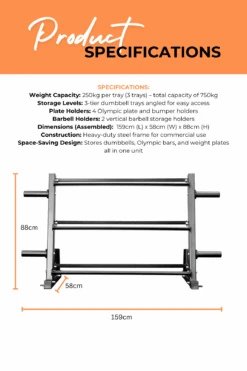 Body Iron Commercial Weight Storage Rack -HARBINGER Shop 6 f25f6f00 eb01 402e ac48 1aa9828cc609