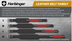 Harbinger Padded Leather Belt -HARBINGER Shop 7310D282 6EE7 4631 A98D 5B2DD4A82226