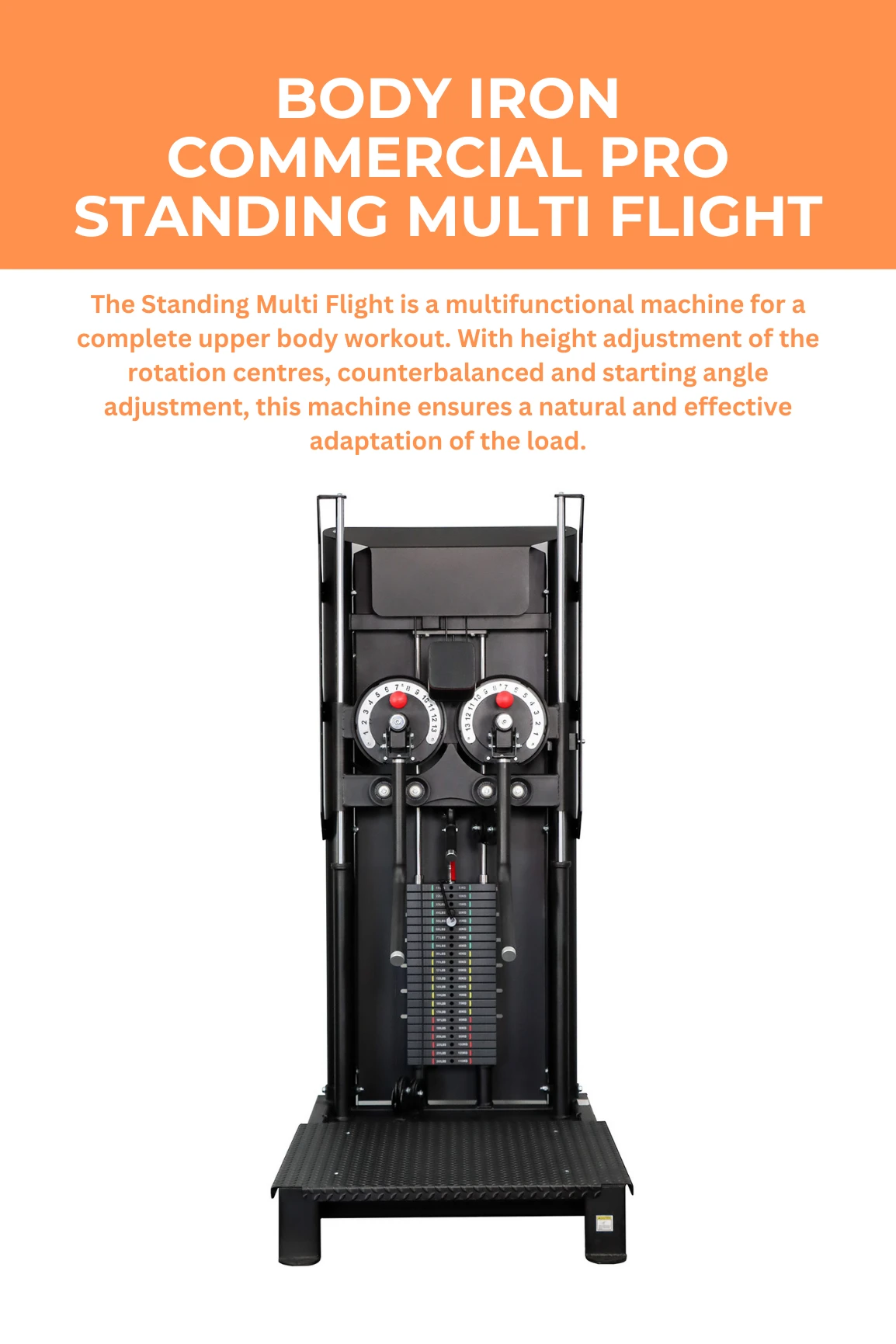 Body Iron Commercial Pro Standing Multi Flight 4 Body Iron Commercial Pro Standing Multi Flight - Image 2