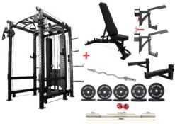 Body Iron Commercial Power Rack PR9500 Combo Set
