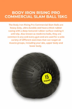 Body Iron Rising Pro Commercial Slam Ball 15kg -HARBINGER Shop 9 72f7fdda 3bc4 4722 b3ee f24a1027947f