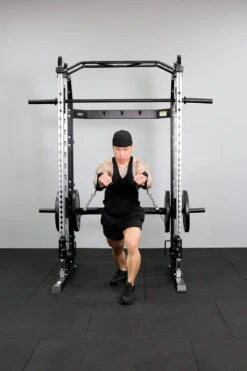 Body Iron All-In-One Functional Trainer FTG30 + Adjustable Bench + 120kg Olympic Barbell & Bumper Plate Set -HARBINGER Shop BodyIronAll In OneFunctionalTrainerFTG30 13 1