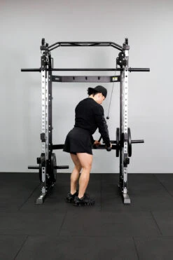 Body Iron All-In-One Functional Trainer FTG30 + Adjustable Bench + 120kg Olympic Barbell & Bumper Plate Set -HARBINGER Shop BodyIronAll In OneFunctionalTrainerFTG30 2 1