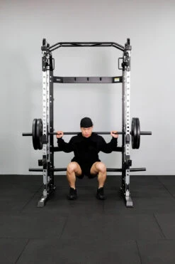 Body Iron All-In-One Functional Trainer FTG30 + Adjustable Bench + 120kg Olympic Barbell & Bumper Plate Set -HARBINGER Shop BodyIronAll In OneFunctionalTrainerFTG30 8 1