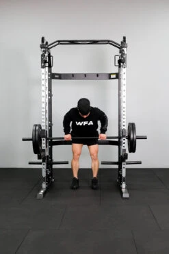 Body Iron All-In-One Functional Trainer FTG30 + Adjustable Bench + 120kg Olympic Barbell & Bumper Plate Set -HARBINGER Shop BodyIronAll In OneFunctionalTrainerFTG30 9 1