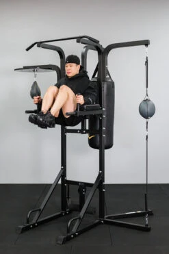 Body Iron All In One Boxing Stand & Power Tower -HARBINGER Shop BodyIronAllinOneBoxingStand PowerTower 2