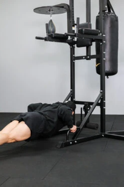 Body Iron All In One Boxing Stand & Power Tower -HARBINGER Shop BodyIronAllinOneBoxingStand PowerTower 4