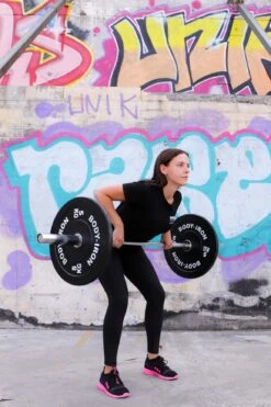 Body Iron Commercial 5ft Olympic Barbell -HARBINGER Shop BodyIronCommercial5ftOlympicBarbell