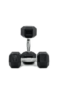 Body Iron Commercial Rubber Hex Dumbbell 190kg Set