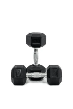 Body Iron Commercial Rubber Hex Dumbbell 121kg Set