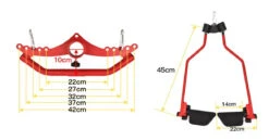 Body Iron Pro Ergonomic Lat Pull Down Handle Set -HARBINGER Shop BodyIronProErgonomicLatPullDownHandleSetsize2