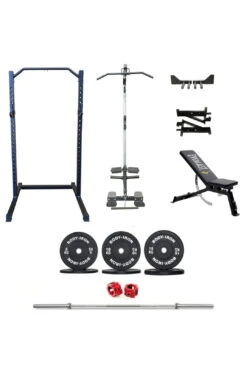 Body Iron CX22 Half Rack Elite Set + 80kg Olympic Barbell & Bumper Plate Set -HARBINGER Shop CX22 Everlast Utility FID Bench 3 7a48d8de 90e7 4d30 b06f 34f2fcce21cfg4