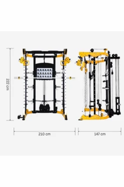 Body Iron Studio FTS150 All In One Trainer -HARBINGER Shop Dimensions eb5a231b 849d 4d12 a298 88c682d53fec