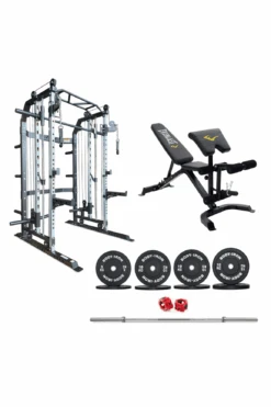 Body Iron All-In-One Functional Trainer FTG30 + Adjustable Bench + 120kg Olympic Barbell & Bumper Plate Set -HARBINGER Shop FTG30 Everlast Preacher Curl Utility Bench f4d262a2 35d1 463c bc9c 41a3dd195ad0